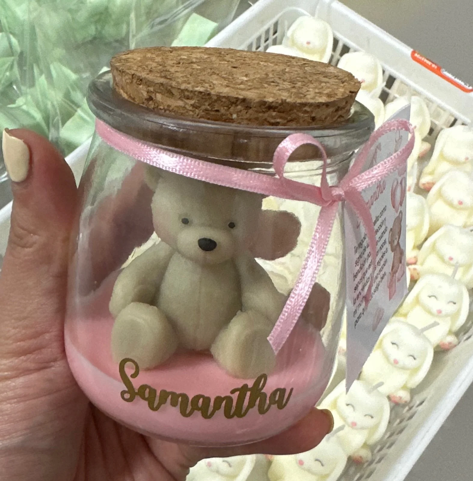 Osito Grande en Frasco con Corcho