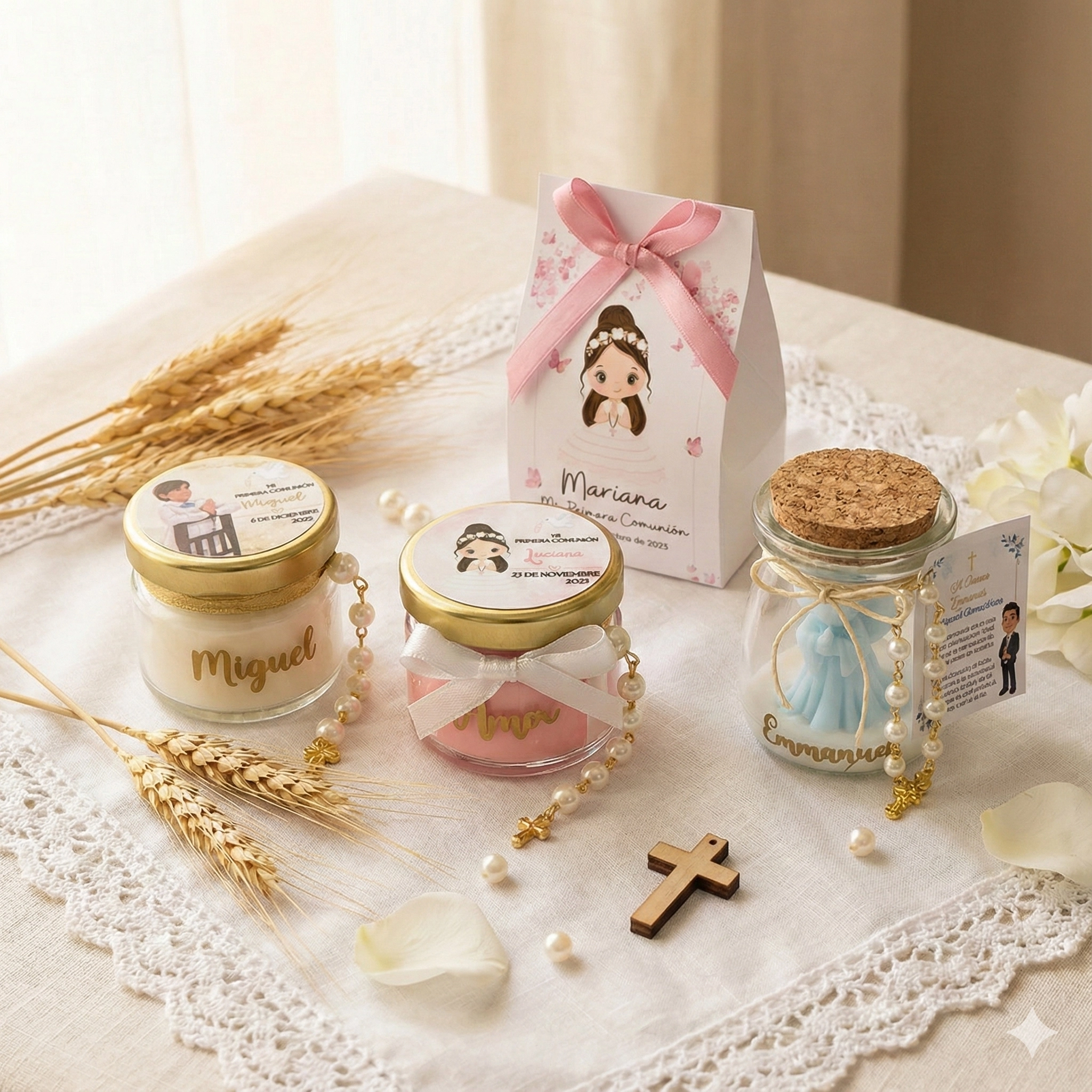 Velas para Primera Comunión