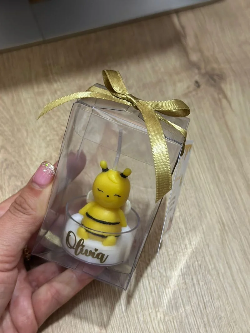 Abejita en Cajita de Acetato