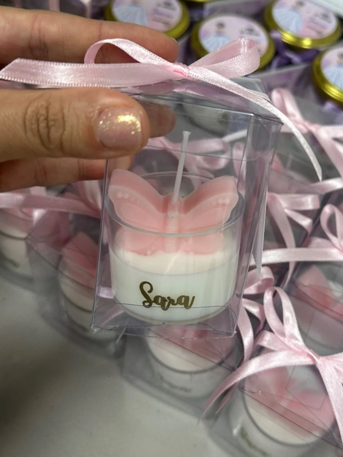 Mariposas en Cajita de Acetato