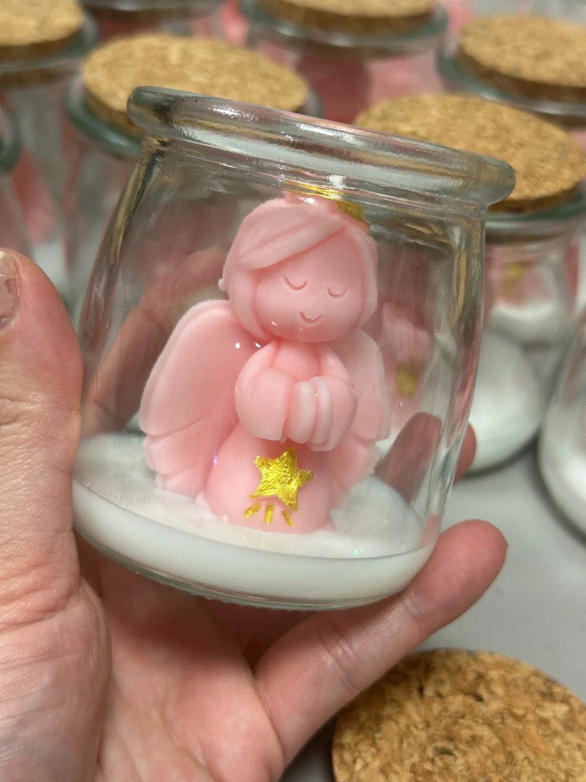 Ángel en Frasco Grande